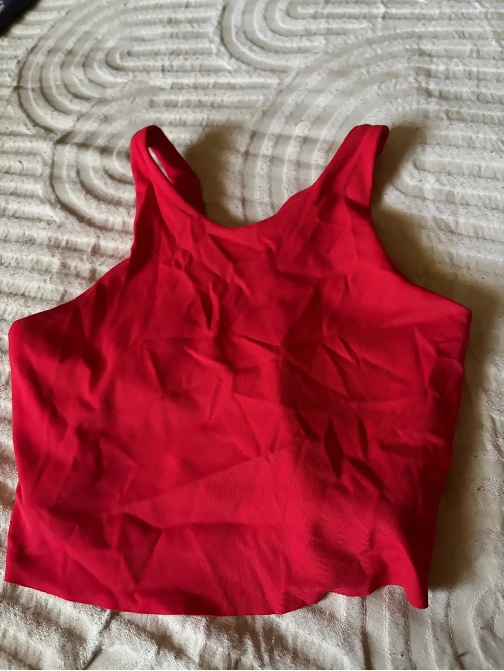 Nike Red Racerback Sports Crop Top